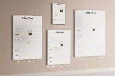 Dětská nástěnka pro plánování menu