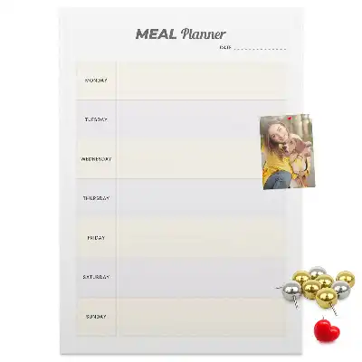 Dětská nástěnka pro plánování menu