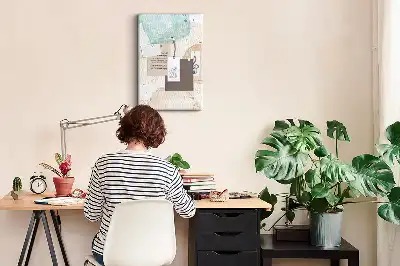 Dětská nástěnka Pastelové skvrny