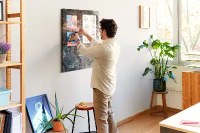 Korková nástěnka Umělecký mramor