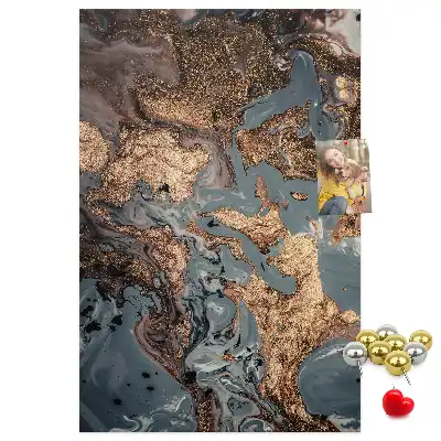 Korková nástěnka Umělecký mramor