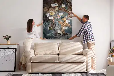Korková nástěnka Umělecký mramor