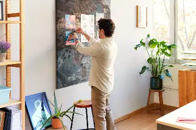 Korková nástěnka Umělecký mramor
