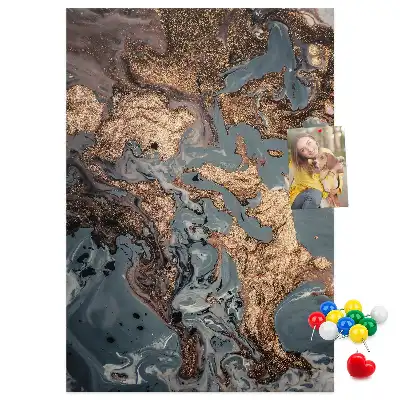 Korková nástěnka Umělecký mramor
