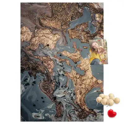 Korková nástěnka Umělecký mramor