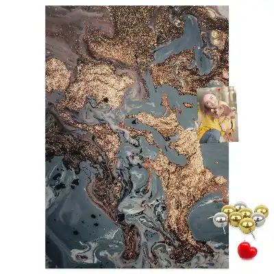 Korková nástěnka Umělecký mramor