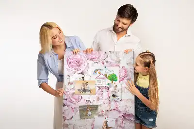 Dětská nástěnka Růžové květy