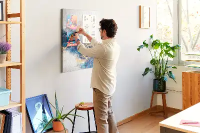 Dětská nástěnka Abstrakce v mramoru