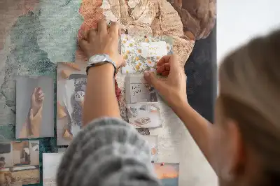 Korková nástěnka Abstraktní skvrny