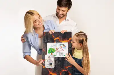 Dětská nástěnka Láva ze sopky