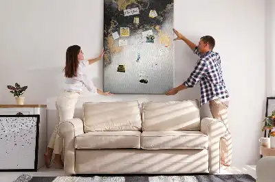 Nástěnka s motivem mramorové abstrakce