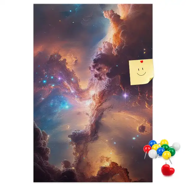 Dětská nástěnka Kosmická galaxie