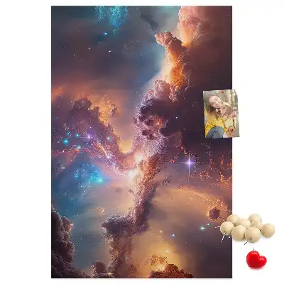 Dětská nástěnka Kosmická galaxie