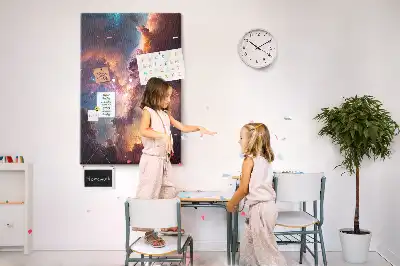 Dětská nástěnka Kosmická galaxie