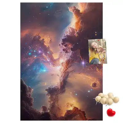 Dětská nástěnka Kosmická galaxie