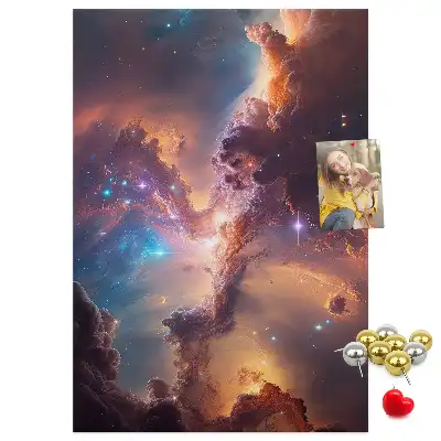 Dětská nástěnka Kosmická galaxie
