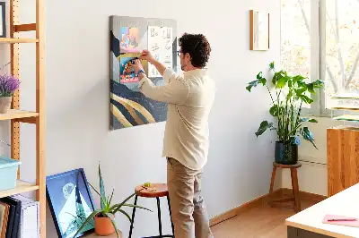 Korková nástěnka Abstraktní hory