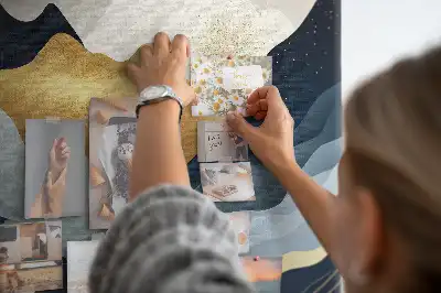 Korková nástěnka Abstraktní hory