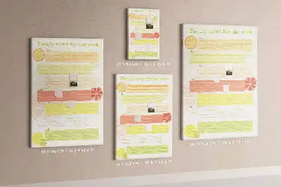 Dětská nástěnka Plánovač menu