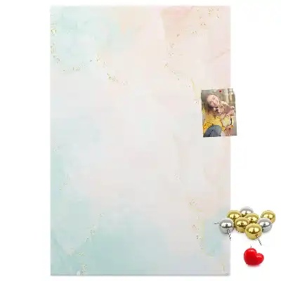 Nástěnka Abstrakce v pastelových barvách