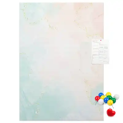 Nástěnka Abstrakce v pastelových barvách