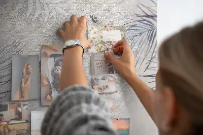Dětská nástěnka s motivem palmových listů
