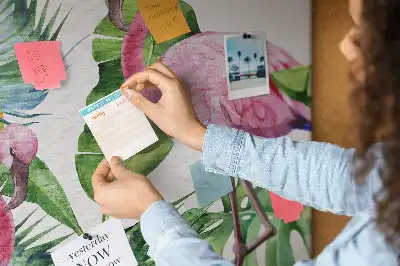 Nástěnka s motivem divokého plameňáka v přírodě