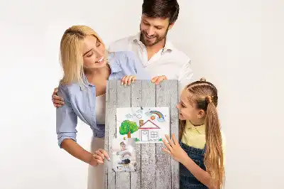 Dětská dřevěná nástěnka
