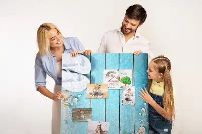 Korková nástěnka Mušle na dřevě