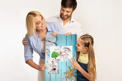 Korková nástěnka Mušle na dřevě