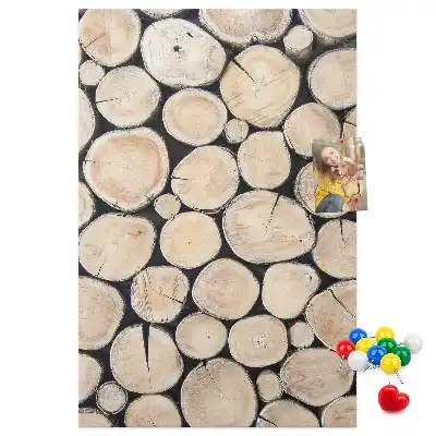 Dětská nástěnka Dřevěné pařezy