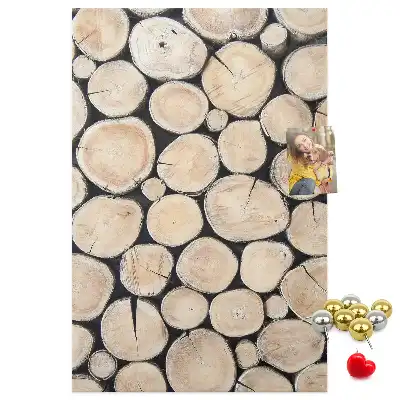 Dětská nástěnka Dřevěné pařezy
