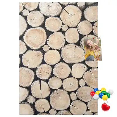 Dětská nástěnka Dřevěné pařezy