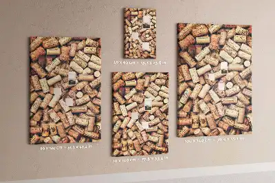 Nástěnka na vinné zátky