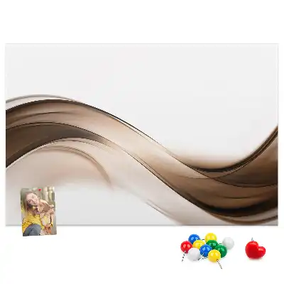 Nástěnka korková Abstraktní linie