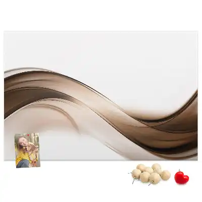 Nástěnka korková Abstraktní linie