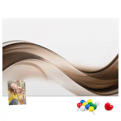 Korková nástěnka Abstrakce linie