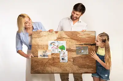 Korková nástěnka s texturou dřeva