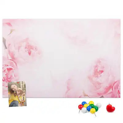 Nástěnka do dětského pokoje Kvetoucí květiny