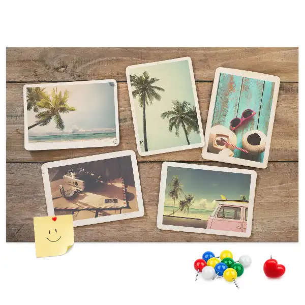 Korková tabule Polaroidové fotografie