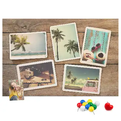 Korková tabule Polaroidové fotografie