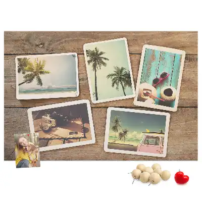 Korková tabule Polaroidové fotografie