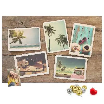Korková tabule Polaroidové fotografie