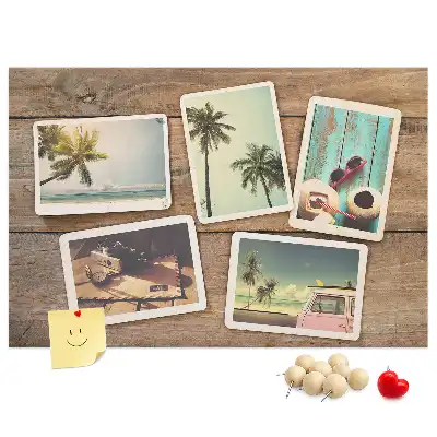 Korková tabule Polaroidové fotografie