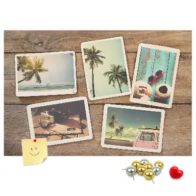 Korková tabule Polaroidové fotografie