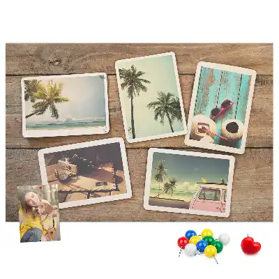 Korková tabule Polaroidové fotografie