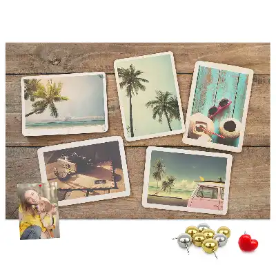 Korková tabule Polaroidové fotografie