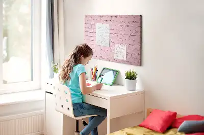 Nástěnka do dětského pokoje Cihlová zeď