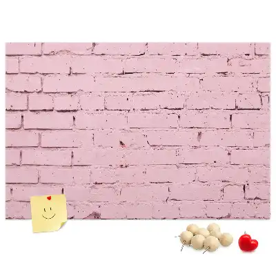 Nástěnka do dětského pokoje Cihlová zeď