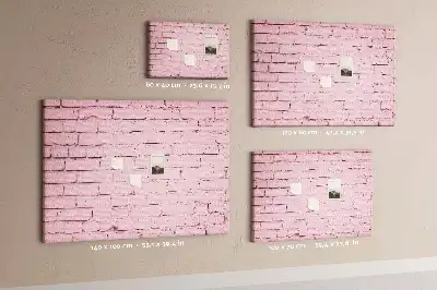 Nástěnka do dětského pokoje Cihlová zeď